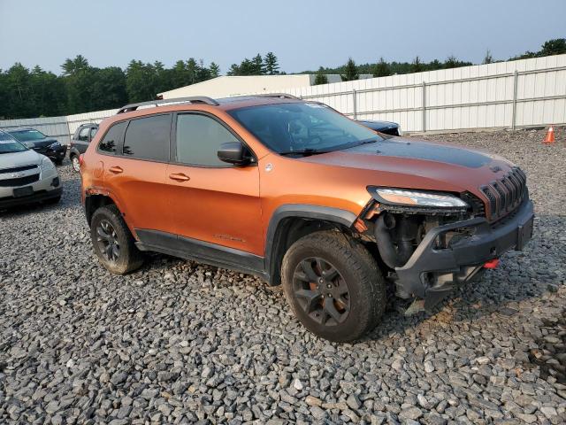 1C4PJMBS0FW640037 - 2015 JEEP CHEROKEE TRAILHAWK ORANGE photo 4
