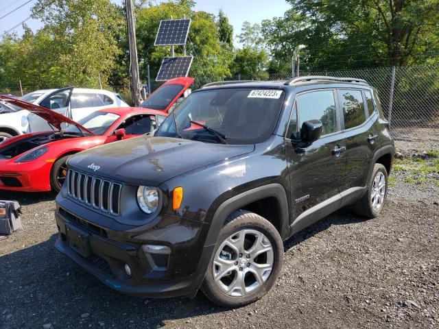 ZACNJDD10NPN45742 - 2022 JEEP RENEGADE LIMITED BLACK photo 1