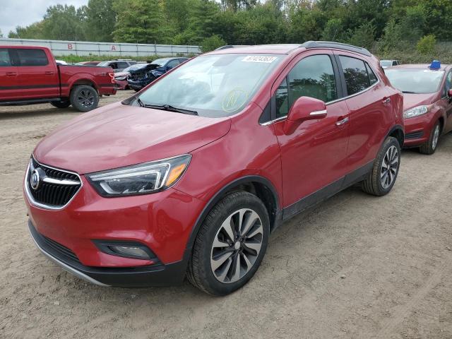 KL4CJGSB4HB258498 - 2017 BUICK ENCORE ESSENCE BURGUNDY photo 1