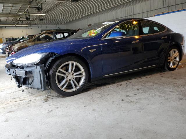 5YJSA1E28GF129136 - 2016 TESLA MODEL S Կապույտ լուսանկար 1