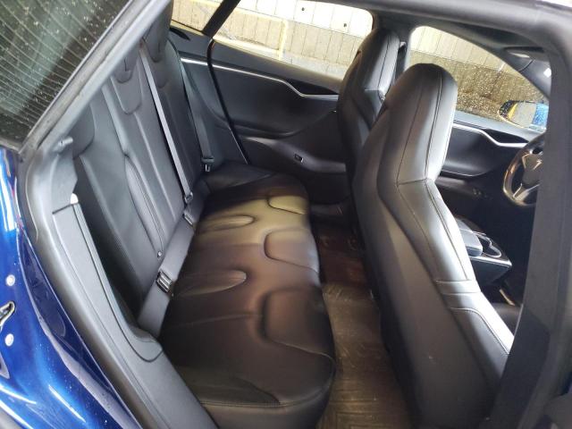 5YJSA1E28GF129136 - 2016 TESLA MODEL S Կապույտ լուսանկար 10