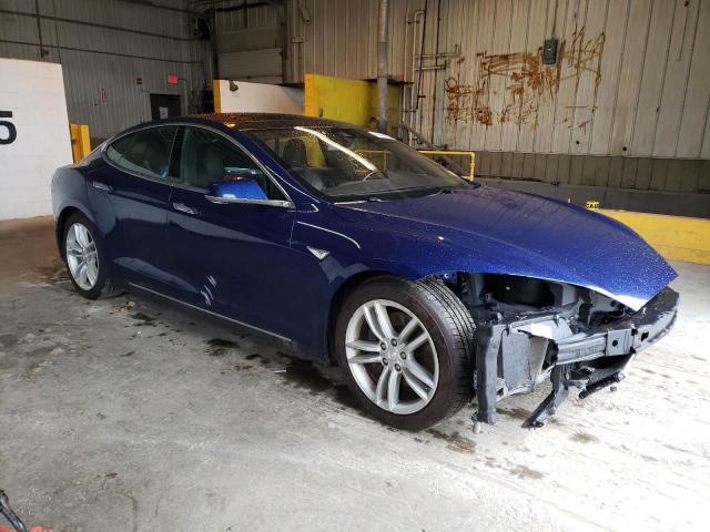 5YJSA1E28GF129136 - 2016 TESLA MODEL S Կապույտ լուսանկար 4