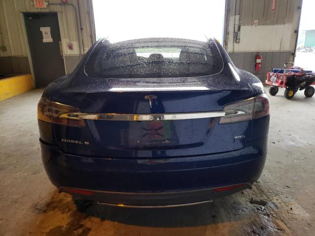 5YJSA1E28GF129136 - 2016 TESLA MODEL S Կապույտ լուսանկար 6