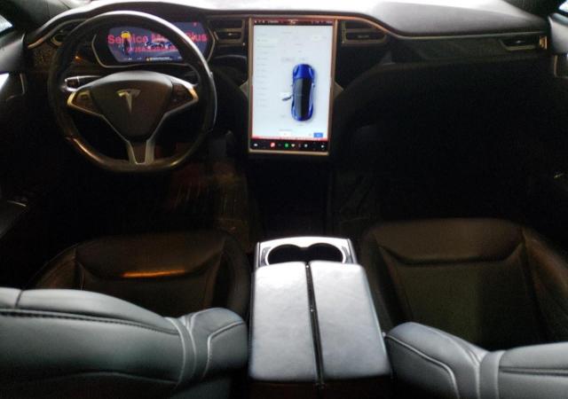 5YJSA1E28GF129136 - 2016 TESLA MODEL S Կապույտ լուսանկար 8