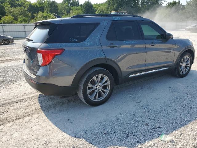 1FMSK8DH2NGB69190 - 2022 FORD EXPLORER XLT GRAY photo 3
