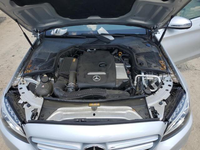 WDDWF4KB6JR387851 - 2018 MERCEDES-BENZ C 300 4MATIC SILVER photo 11