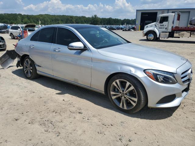 WDDWF4KB6JR387851 - 2018 MERCEDES-BENZ C 300 4MATIC SILVER photo 4