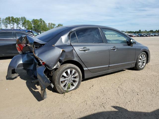 2HGFA16889H354174 - 2009 HONDA CIVIC EX SILVER photo 3