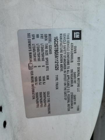 1GC2GTBG6A1121529 - 2010 CHEVROLET EXPRESS G3 أبيض صورة 12