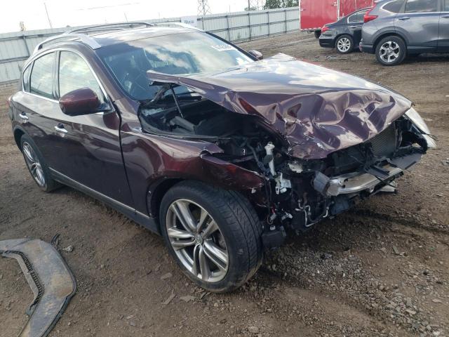JN1AJ0HR4BM851933 - 2011 INFINITI EX35 BASE 勃艮第红 照片 4