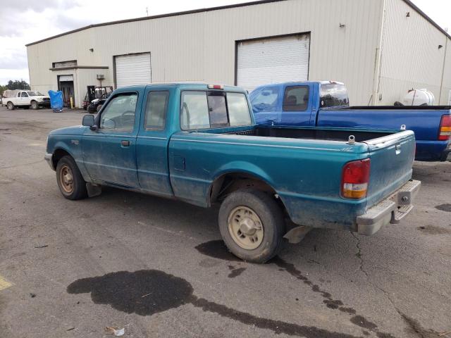 1FTCR14A4TPA76666 - 1996 FORD RANGER SUPER CAB GREEN photo 2