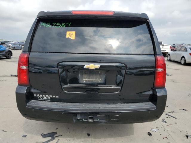 1GNSCHKC3LR154554 - 2020 CHEVROLET SUBURBAN C1500 LT BLACK photo 6