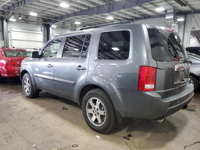 5FNYF4H91BB043472 - 2011 HONDA PILOT TOURING GRAY photo 2