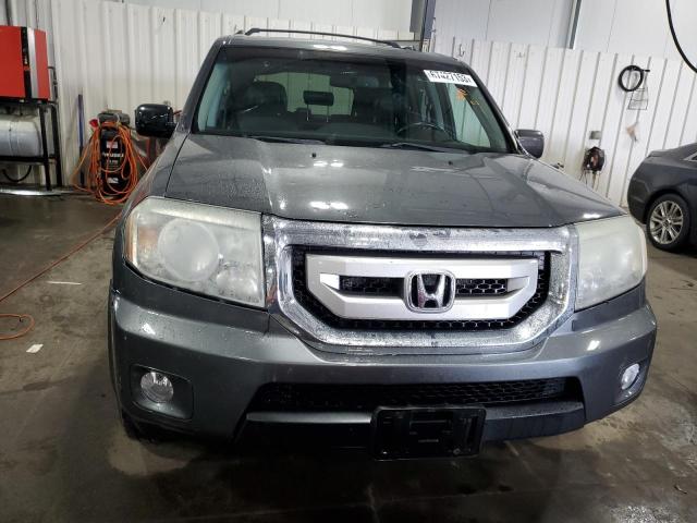 5FNYF4H91BB043472 - 2011 HONDA PILOT TOURING GRAY photo 5