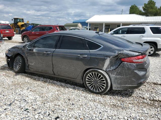 3FA6P0RU7JR132014 - 2018 FORD FUSION TITANIUM/PLATINUM HEV GRAY photo 2