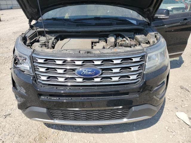 1FM5K8D86GGA63728 - 2016 FORD EXPLORER XLT შავი ფოტო 12