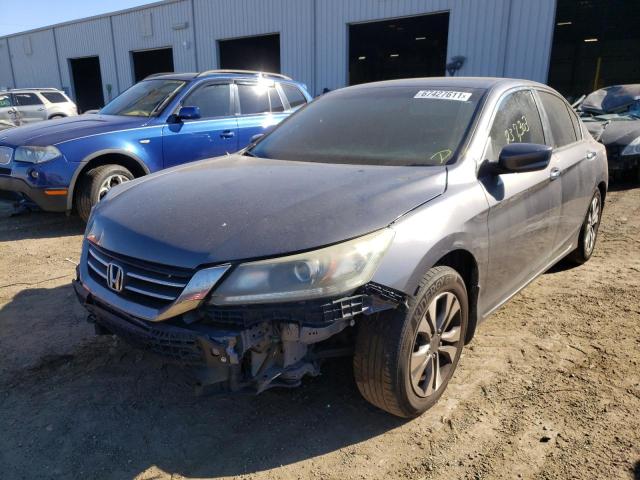 1HGCR2F39DA002816 - 2013 HONDA ACCORD HYB LX GRAY photo 2