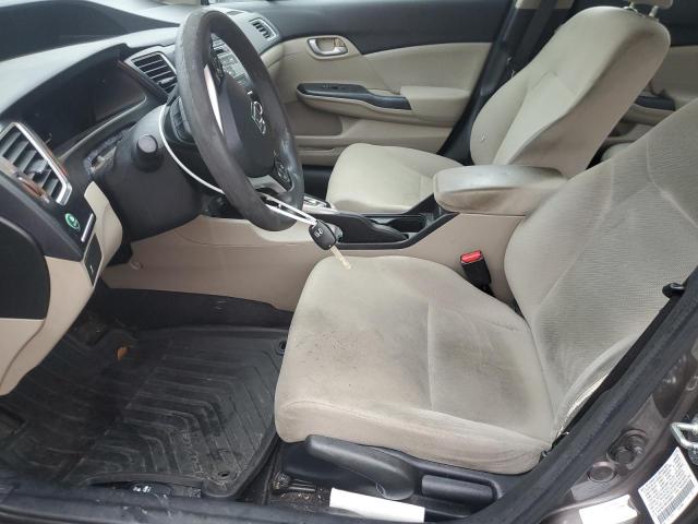 2HGFB2F58DH509999 - 2013 HONDA CIVIC LX 棕色 照片 7