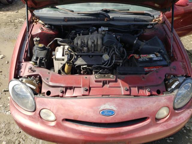 1FALP52U8VG198014 - 1997 FORD TAURUS GL RED photo 11