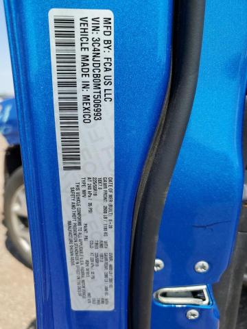 3C4NJDCB0MT506993 - 2021 JEEP COMPASS LIMITED 蓝色 照片 14