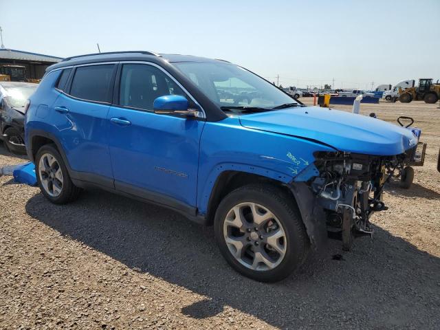 3C4NJDCB0MT506993 - 2021 JEEP COMPASS LIMITED 蓝色 照片 4