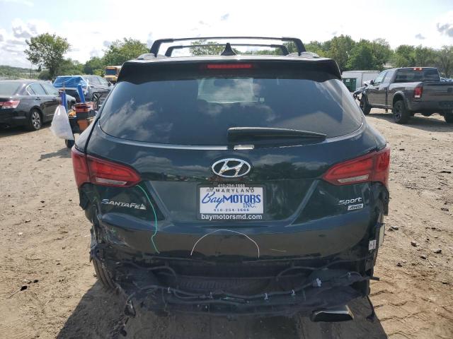 5XYZUDLBXJG528267 - 2018 HYUNDAI SANTA FE S BLACK photo 6