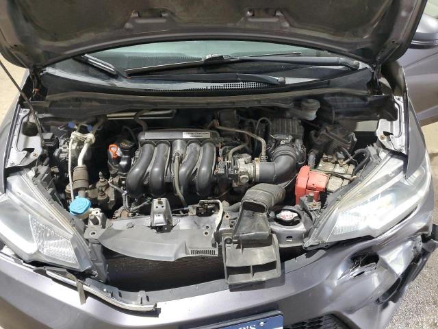 3HGGK5H89FM727080 - 2015 HONDA FIT EX GRAY photo 11