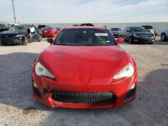 JF1ZNAA17D1734260 - 2013 TOYOTA SCION FR-S წითელი ფოტო 5