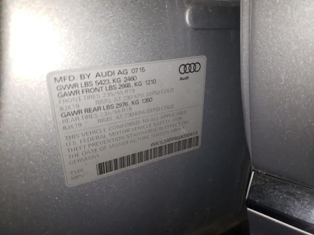 WA1L2AFP8GA030413 - 2016 AUDI S4 PREMIUM PLUS SILVER photo 13