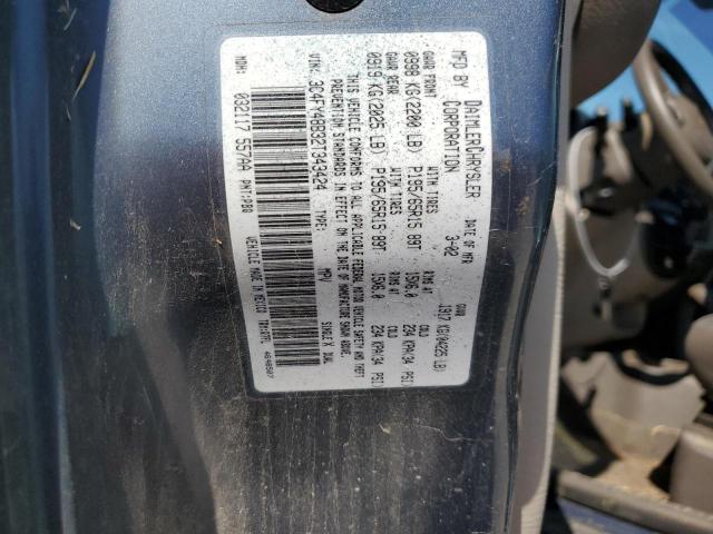 3C4FY48B32T343424 - 2002 CHRYSLER PT CRUISER CLASSIC BLUE photo 12