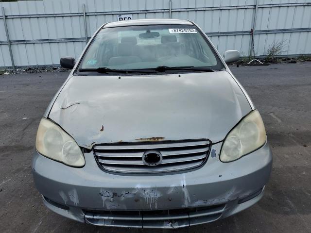 JTDBR32E132010294 - 2003 TOYOTA COROLLA CE GRAY photo 5