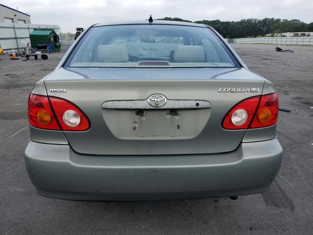 JTDBR32E132010294 - 2003 TOYOTA COROLLA CE GRAY photo 6