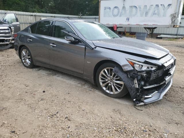 JN1EV7APXJM355704 - 2018 INFINITI Q50 LUXE GRAY photo 4