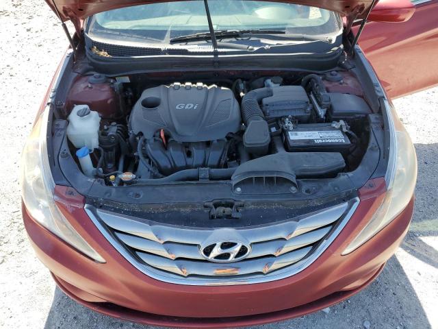5NPEC4ACXCH430414 - 2012 HYUNDAI SONATA SE ბურგუნდია ფოტო 11