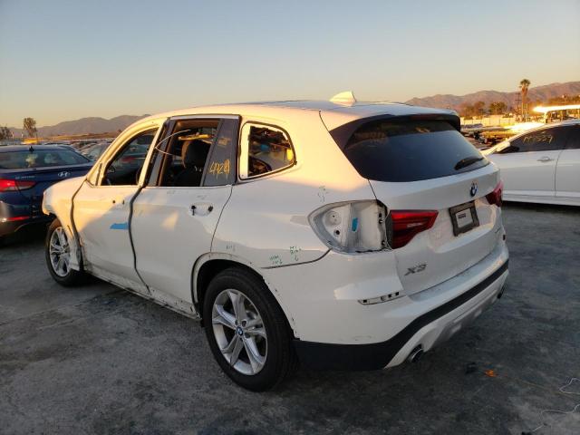 5UXTR7C57KLR50858 - 2019 BMW X3 SDRIVE30I Ақ фото 2