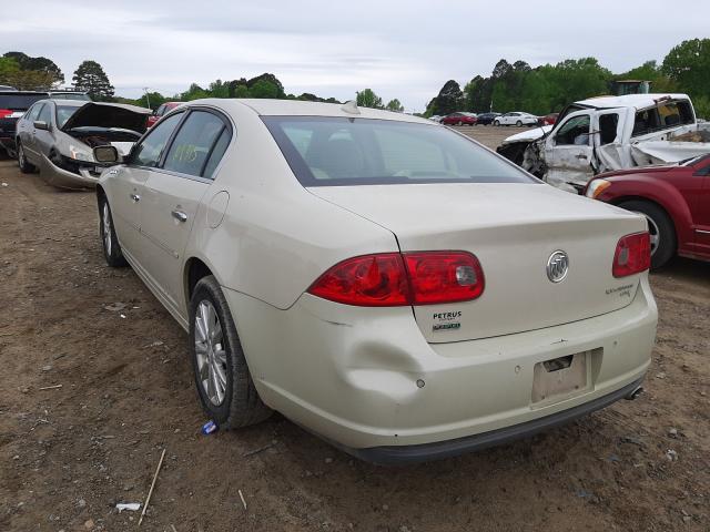 1G4HC5EM0AU134516 - 2010 BUICK LUCERNE CXL WHITE photo 3