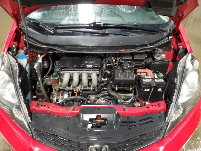 JHMGE8H53DC052563 - 2013 HONDA FIT SPORT RED photo 11