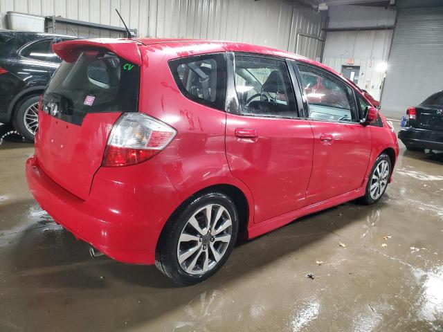 JHMGE8H53DC052563 - 2013 HONDA FIT SPORT RED photo 3