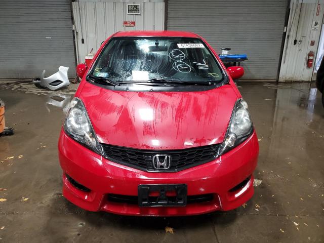 JHMGE8H53DC052563 - 2013 HONDA FIT SPORT RED photo 5