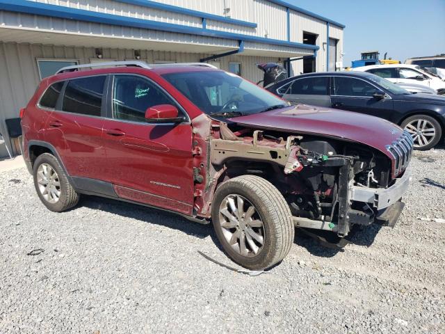 1C4PJMDS0FW510210 - 2015 JEEP CHEROKEE LIMITED BURGUNDY photo 4