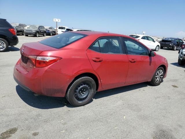 2T1BURHE3KC147813 - 2019 TOYOTA COROLLA L RED photo 3