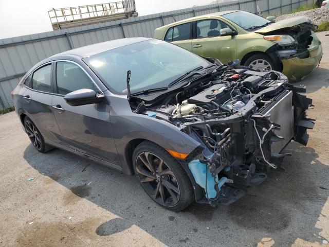 2HGFC2F89MH501630 - 2021 HONDA CIVIC SPORT Сұр фото 4