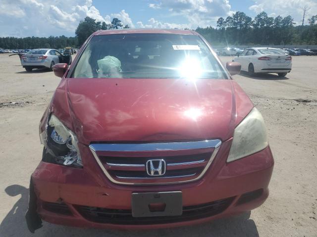 5FNRL38655B417972 - 2005 HONDA ODYSSEY EXL BURGUNDY photo 5
