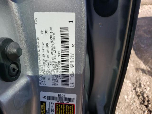 5TFNA5AB7NX016582 - 2022 TOYOTA TUNDRA CREWMAX PLATINUM Silber Foto 13