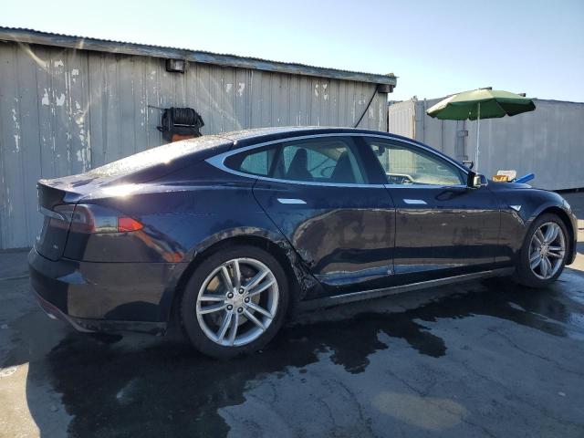 5YJSA1H11EFP37449 - 2014 TESLA MODEL S Mavi foto 3