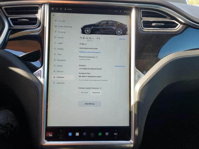 5YJSA1H11EFP37449 - 2014 TESLA MODEL S Mavi foto 9