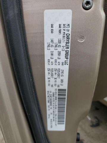 2C4RC1BG6DR809383 - 2013 CHRYSLER TOWN & COU TOURING GOLD photo 13