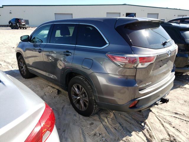 5TDZKRFH9FS093402 - 2015 TOYOTA HIGHLANDER LE GRAY photo 2