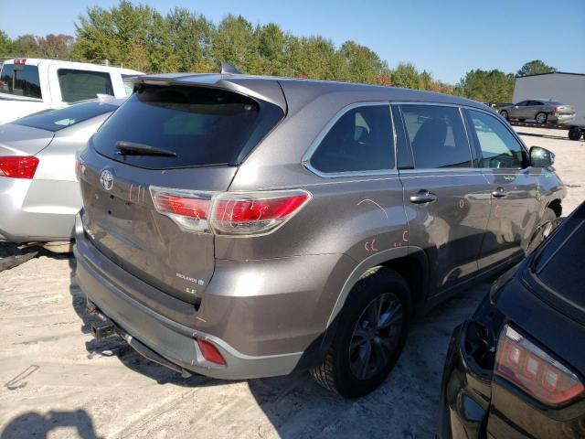 5TDZKRFH9FS093402 - 2015 TOYOTA HIGHLANDER LE GRAY photo 3