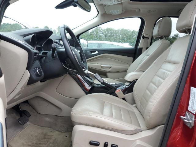 1FMCU9J98EUB22698 - 2014 FORD ESCAPE TITANIUM RED photo 7